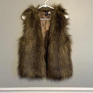 Divided by H&M Imitation Fur Vest